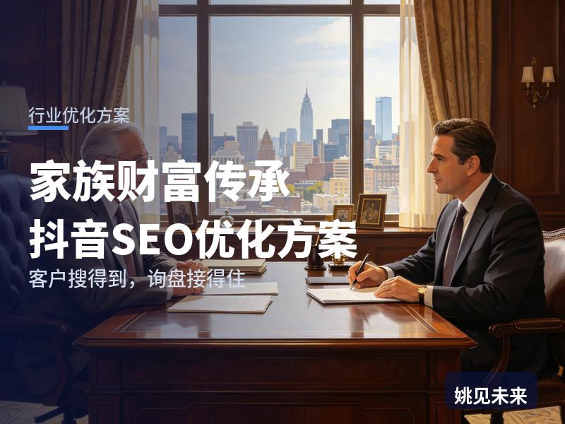 家族财富传承行业抖音SEO优化方案：企业主搜“家族信托”，问题出在哪