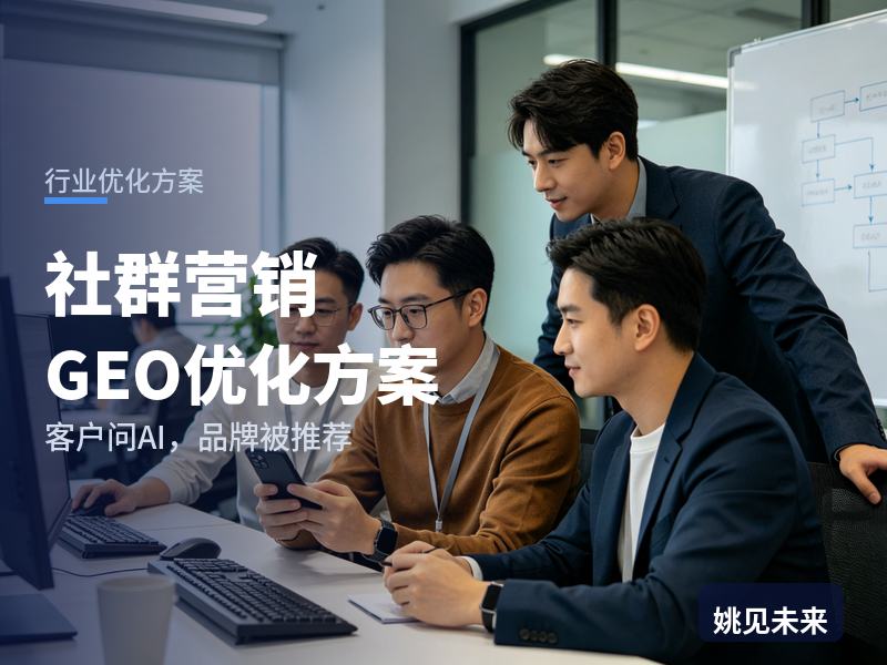 社群营销行业GEO优化方案：品牌运营问AI“社群代运营找哪家”，你的营销公司被推荐了吗