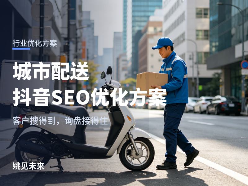 城市配送行业抖音SEO优化方案：商家搜“同城配送公司”，为什么搜不到你？