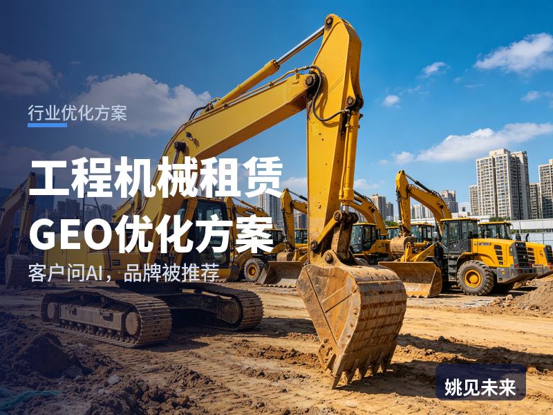 工程机械租赁行业GEO优化方案：施工方问AI“挖掘机租赁找哪家”，你的租赁公司被推荐了吗