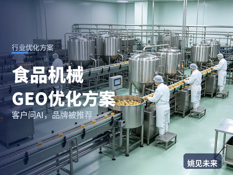 食品机械行业GEO优化方案：食品厂采购问AI“包装机找哪家”，你的机械厂被推荐了吗