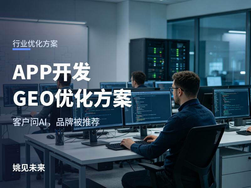 APP开发行业GEO优化方案：企业主问AI“APP开发找哪家”，你的公司在不在答案里