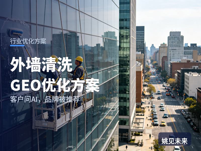 外墙清洗行业GEO优化方案：物业经理问AI“外墙清洗找哪家”，你的公司被推荐了吗
