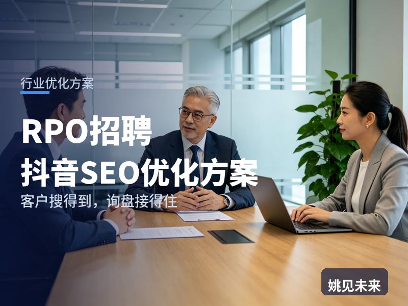 RPO招聘行业抖音SEO优化方案：企业HR搜“RPO招聘外包”，为什么刷不到你