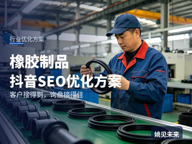 橡胶制品行业抖音SEO优化方案：设备厂搜“橡胶件定制”，先刷到你的硫化车间
