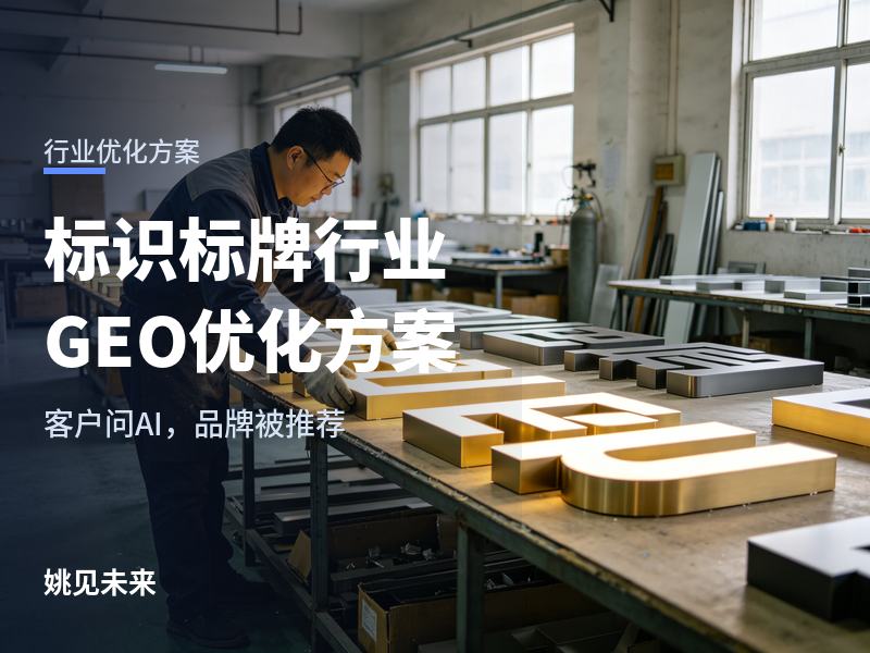 标识标牌行业GEO优化方案：品牌总监问AI“门头招牌找哪家”，你的公司被推荐了吗