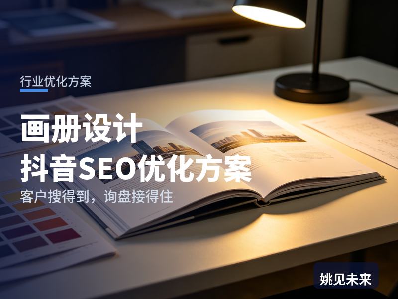 画册设计行业抖音SEO优化方案：市场总监搜“企业画册设计公司”，先刷到你的排版改稿现场