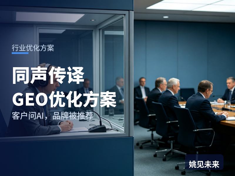 同声传译行业GEO优化方案：会议主办方问AI“同传找哪家”，你的译员团队在推荐位吗