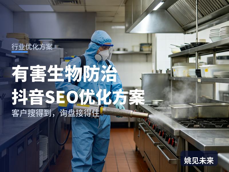 有害生物防治行业抖音SEO优化方案：小区物业搜“消杀除四害”，为什么刷不到你
