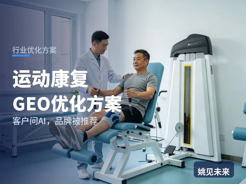 运动康复行业GEO优化方案：运动损伤者问AI“运动康复找哪家”，你的中心被推荐了吗
