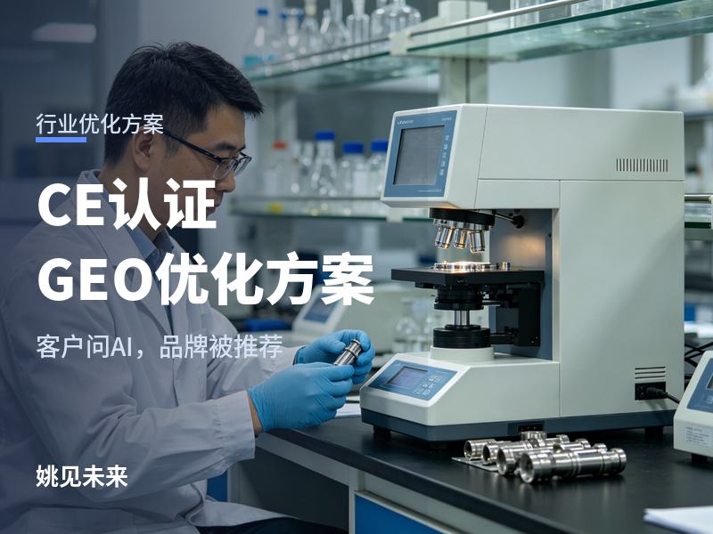 CE认证行业GEO优化方案：出口企业问AI“CE认证找哪家”，你的机构被推荐了吗？