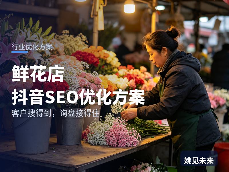 鲜花店行业抖音SEO优化方案：年轻人搜“生日花束配送”，为什么刷不到你的包花视频