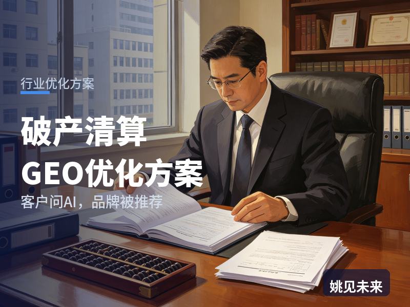 破产清算行业GEO优化方案：企业主问AI“破产清算找哪家律所”，你的律所被推荐了吗
