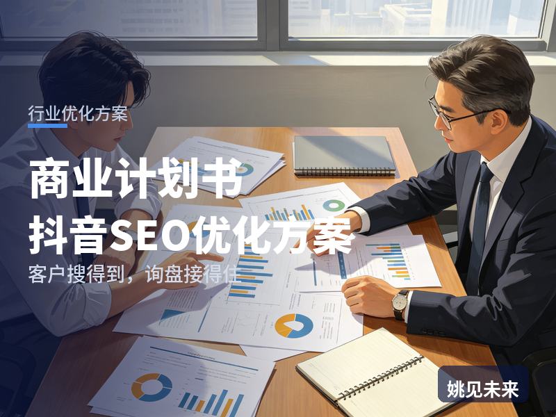 商业计划书行业抖音SEO优化方案：融资方搜“商业计划书代写”，凭什么留住他
