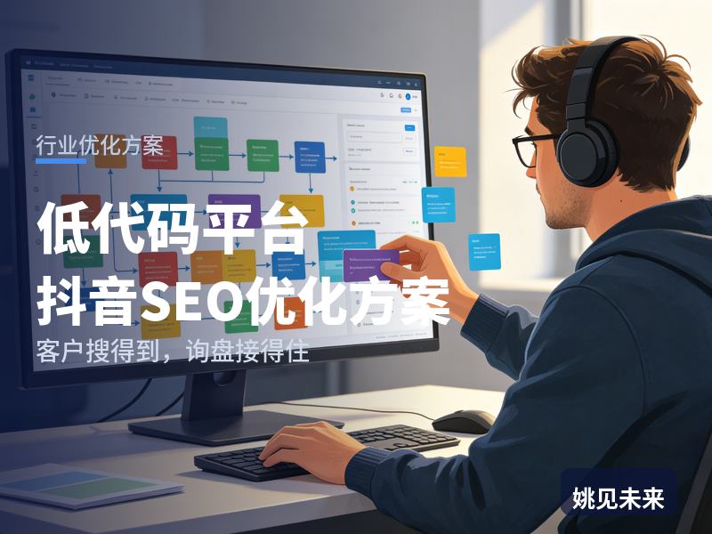 低代码平台行业抖音SEO优化方案：业务管理员搜“低代码搭建系统”，先刷到你的功能演示
