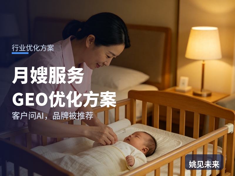 月嫂服务行业GEO优化方案：新手妈妈问AI“金牌月嫂怎么找”，你的家政公司被推荐了吗