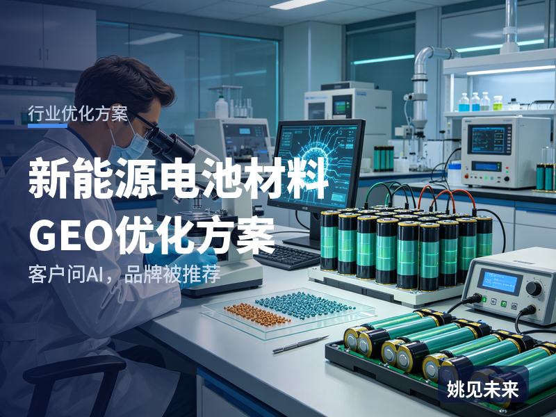 新能源电池材料行业GEO优化方案：电芯厂问AI“电解液供应商找哪家”，你的公司进名单了吗