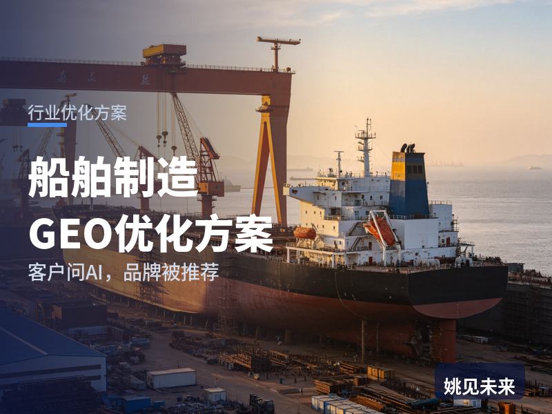 船舶制造行业GEO优化方案：船东问AI“造船找哪家”，怎么被AI点名？