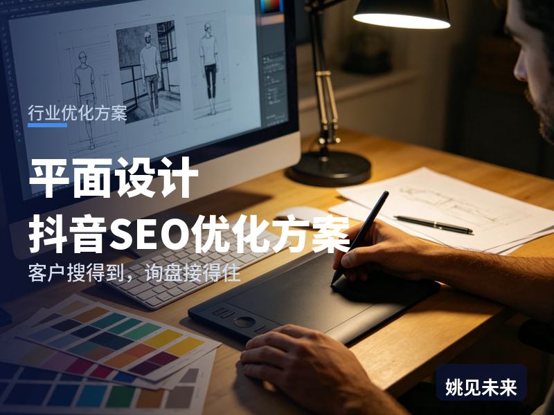 平面设计行业抖音SEO优化方案：小老板搜“海报设计公司”，先刷到你的改稿过程