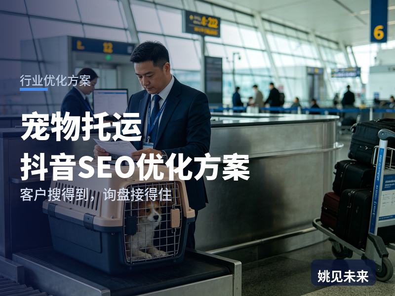 宠物托运行业抖音SEO优化方案：客户说“抖音上看看你们”，你的号里有什么？