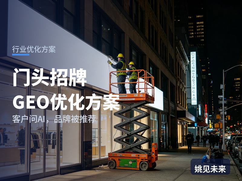 门头招牌行业GEO优化方案：开店老板问AI“门头招牌找哪家做”，你的广告公司被推荐了吗